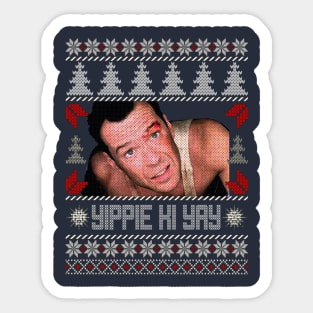 Die Hard Christmas - Yippie Ki Yay Sticker